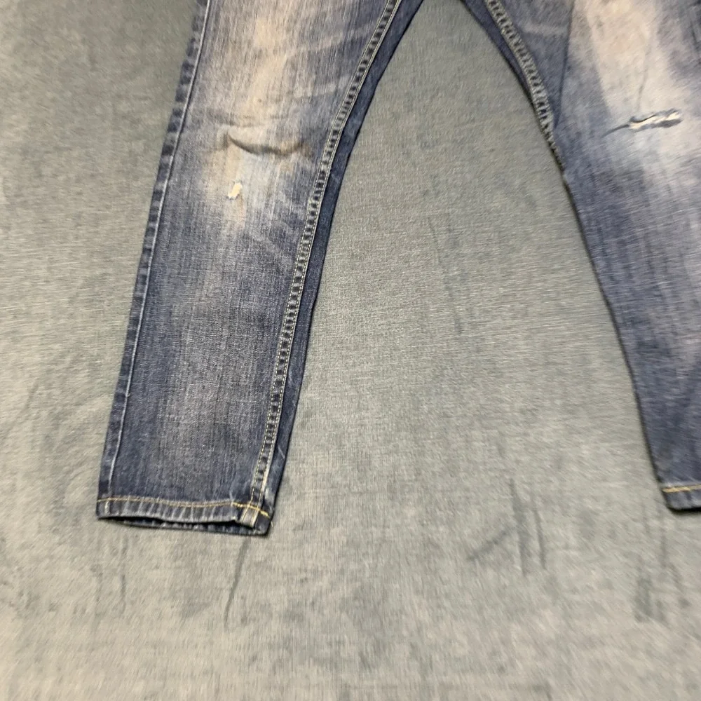 Levi's 508 Tapered Jeans Boys 10 Reg 25x25 Blue Denim Cotton Distressed Casual